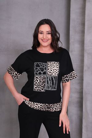 LEOPAR DETAYLI TAKIM