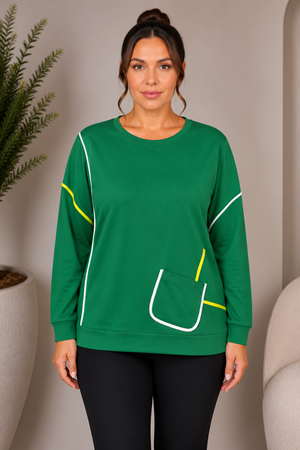 YEŞİL NEON SWEAT  